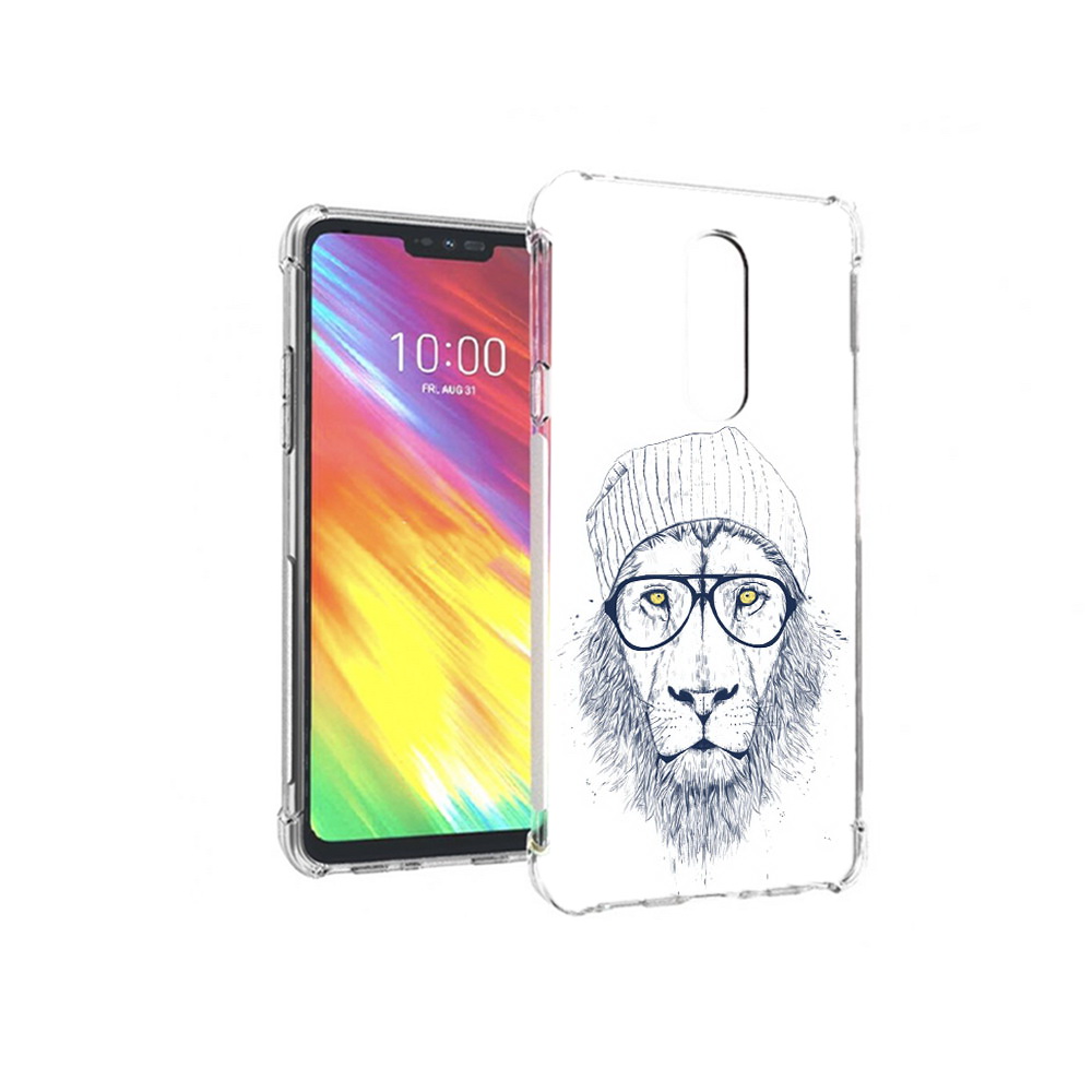 

Чехол MyPads Tocco для LG G7 хиппи лев (PT124618.72.663), Прозрачный, Tocco