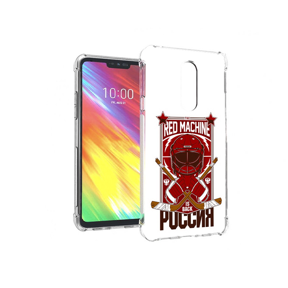 

Чехол MyPads Tocco для LG G7 хоккей россия (PT124618.72.666), Прозрачный, Tocco