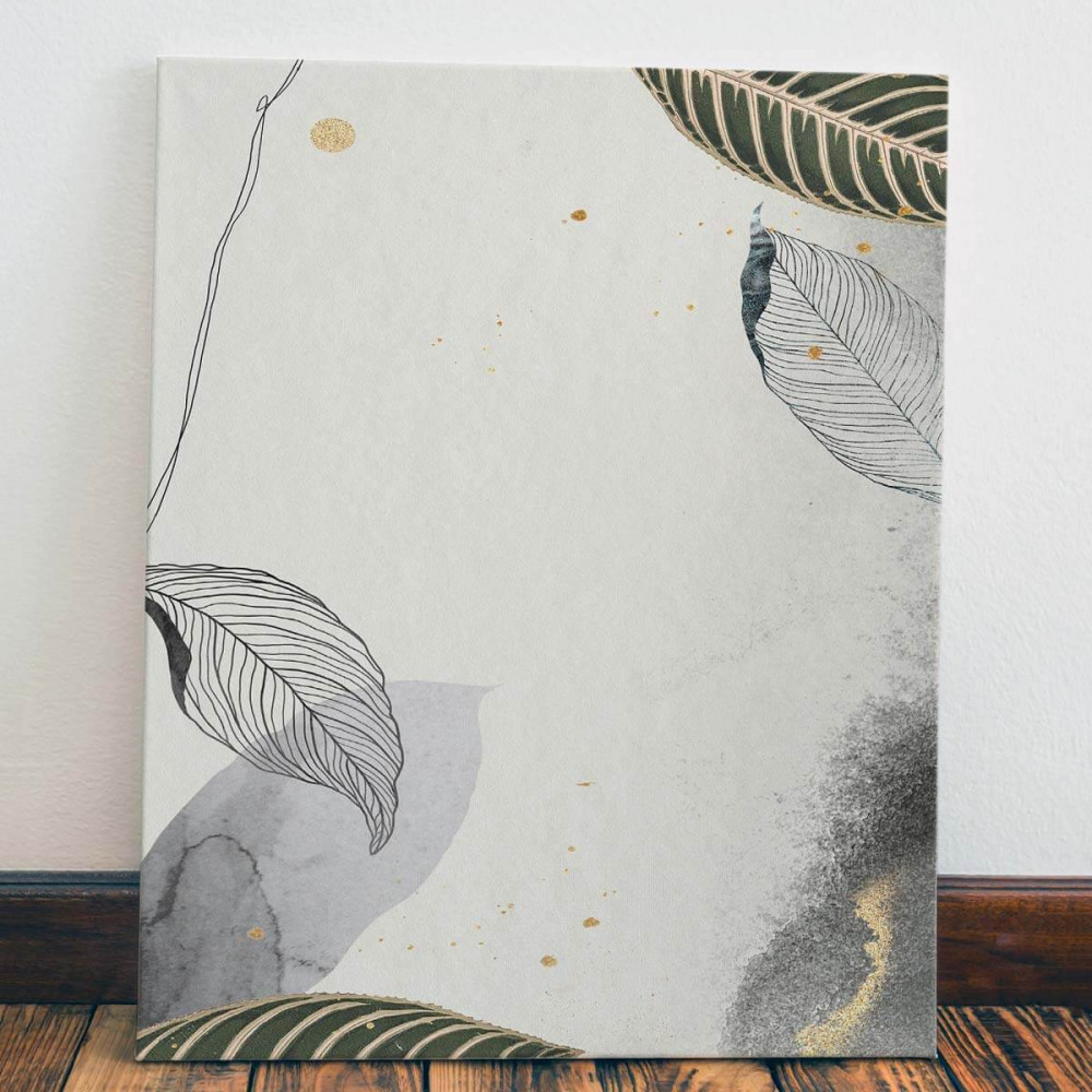 

Картина Red Panda Абстрактные зеленые листья40x60