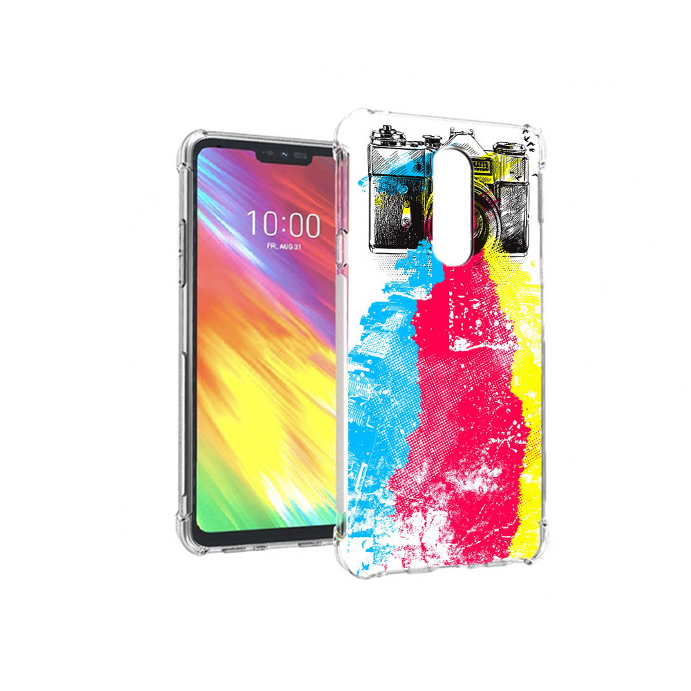 

Чехол MyPads Tocco для LG G7 цветной фотоаппарат (PT124618.72.668), Прозрачный, Tocco