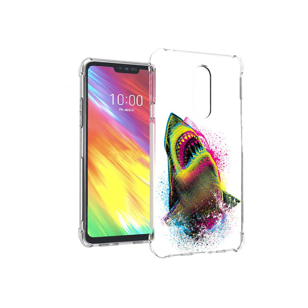 

Чехол MyPads Tocco для LG G7 челюсти-2 (PT124618.72.674), Прозрачный, Tocco