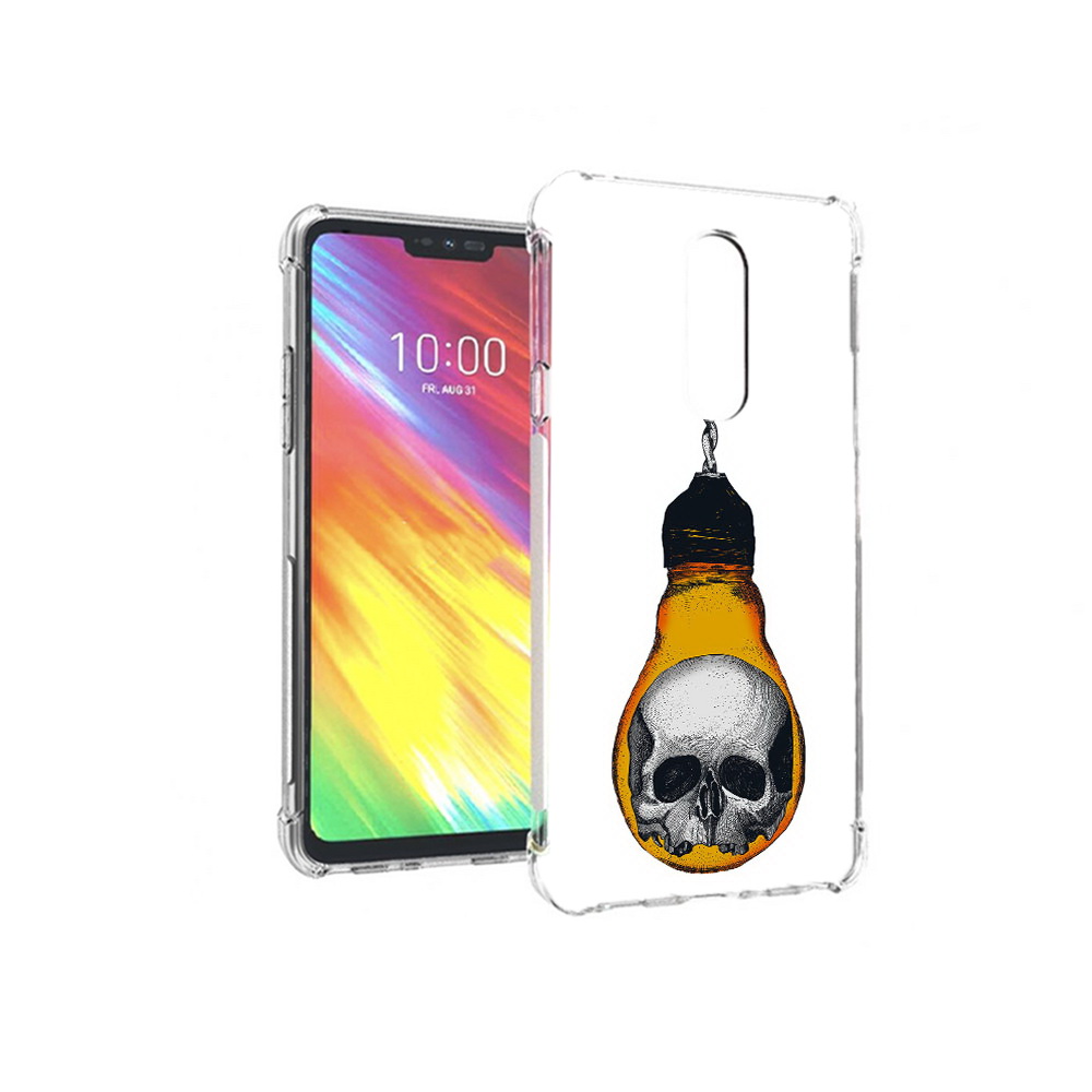 Чехол MyPads Tocco для LG G7 череп в лампочке (PT124618.72.676)