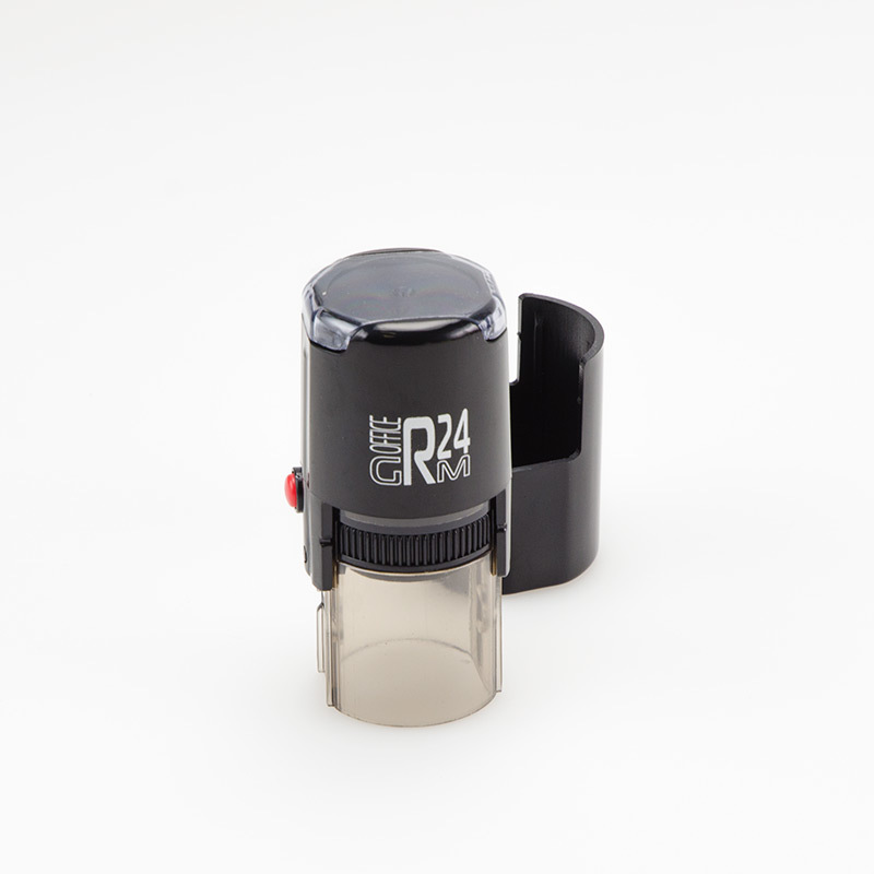 GRM R24 office - оснастка для печатей, чёрный корпус, д. 24 мм