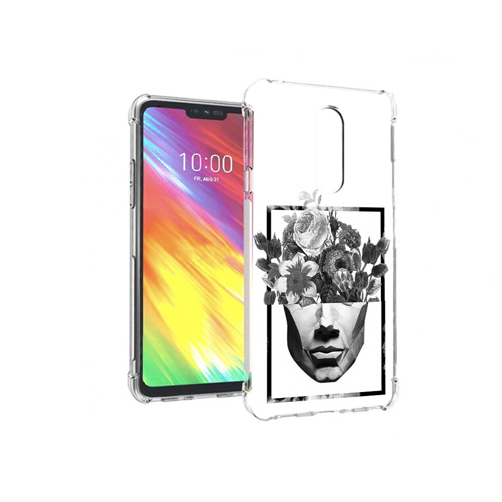 

Чехол MyPads Tocco для LG G7 черно белая ваза в абстракции (PT124618.72.678), Прозрачный, Tocco