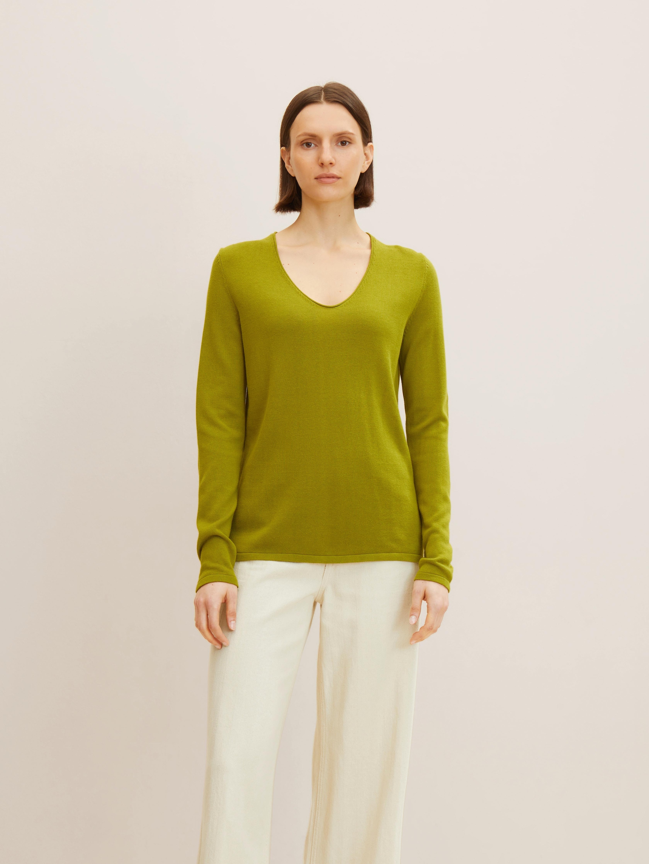 

Пуловер женский Tom Tailor 1012976 зеленый M, 1012976