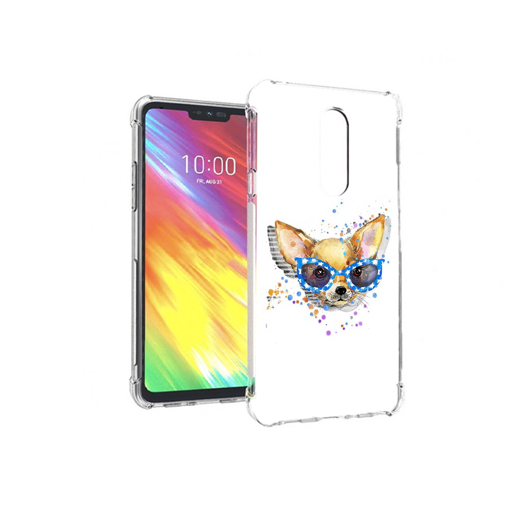 

Чехол MyPads Tocco для LG G7 чихуа-хуа в очках (PT124618.72.691), Прозрачный, Tocco