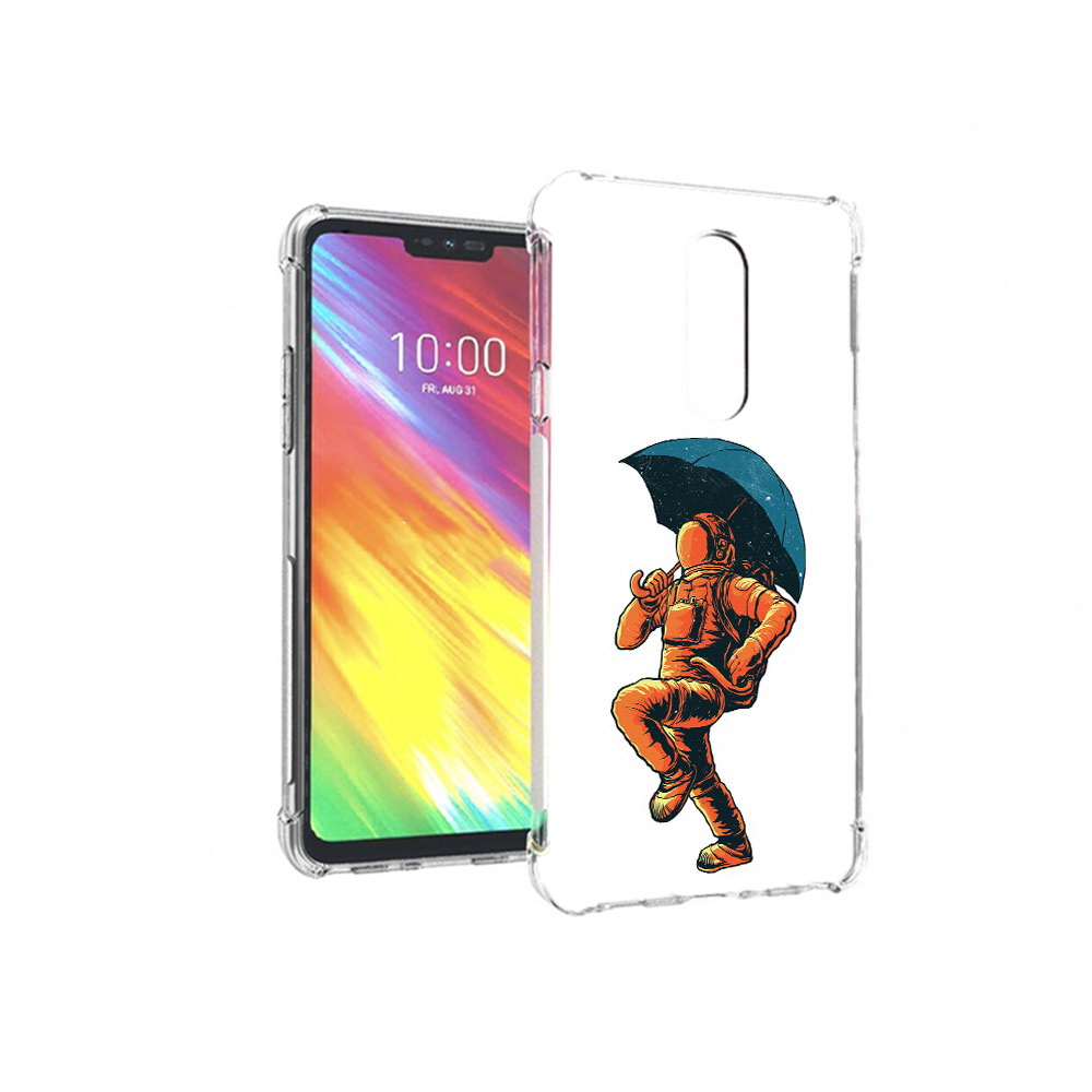 

Чехол MyPads Tocco для LG G7 шагающий космонавт с зонтом (PT124618.72.695), Прозрачный, Tocco