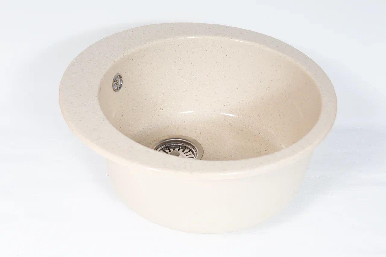 фото Мойка кухонная simgran s-1, 418004 лён глянец sim gran