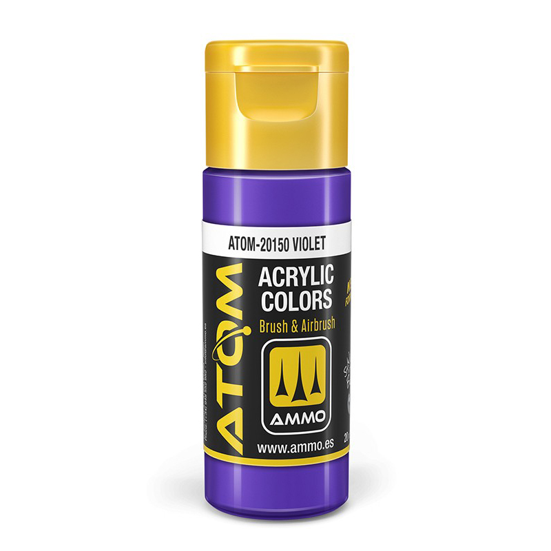 

Акриловая краска Ammo Mig Atom Color Фиолетовый Violet ATOM20150