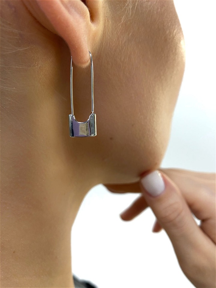 

Серьги женские Millsy булавка серебристый, E00186-210-P14S