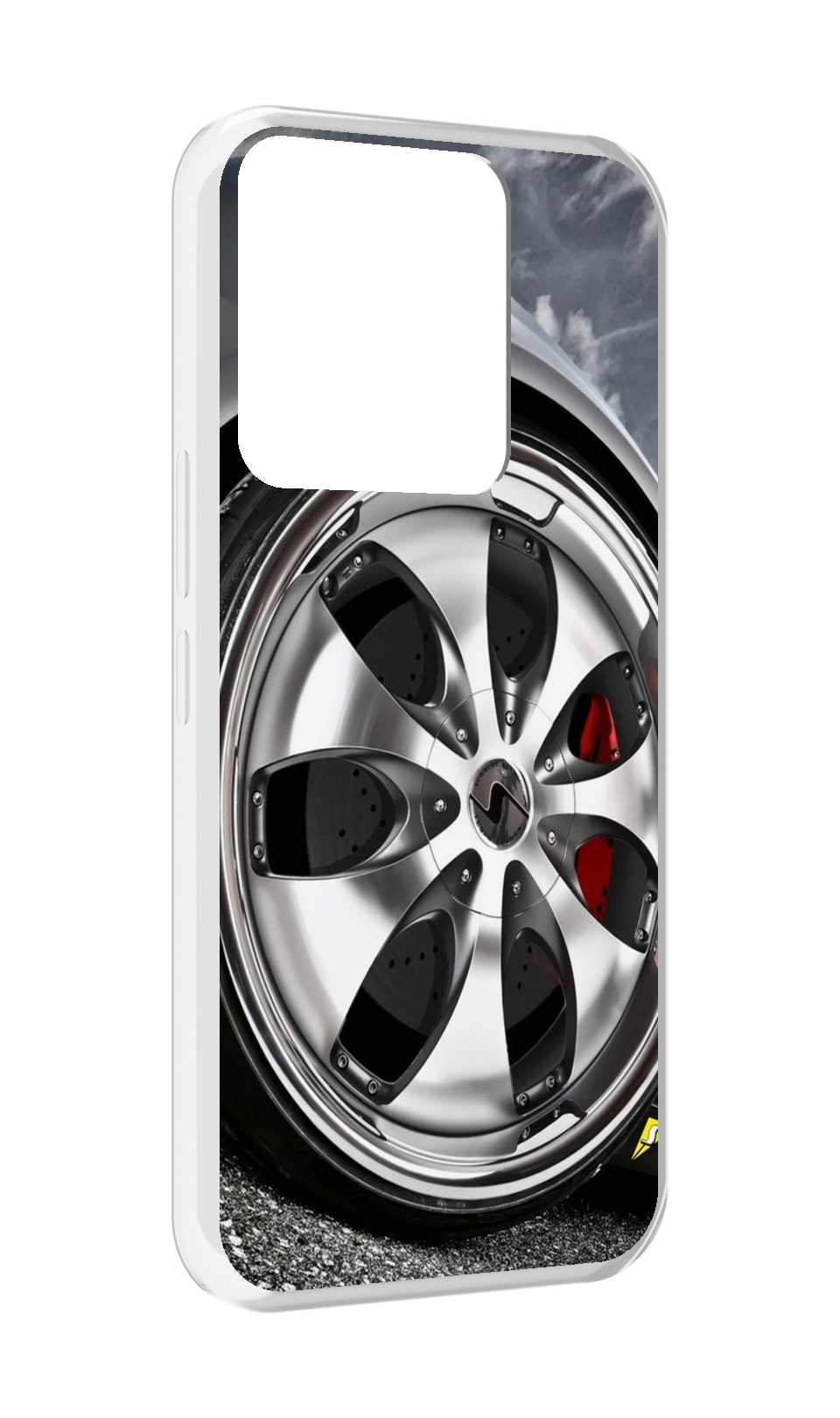 

Чехол MyPads Колесо мужской для Tecno Spark Go 2022 / Tecno Spark 8C, Прозрачный, Tocco