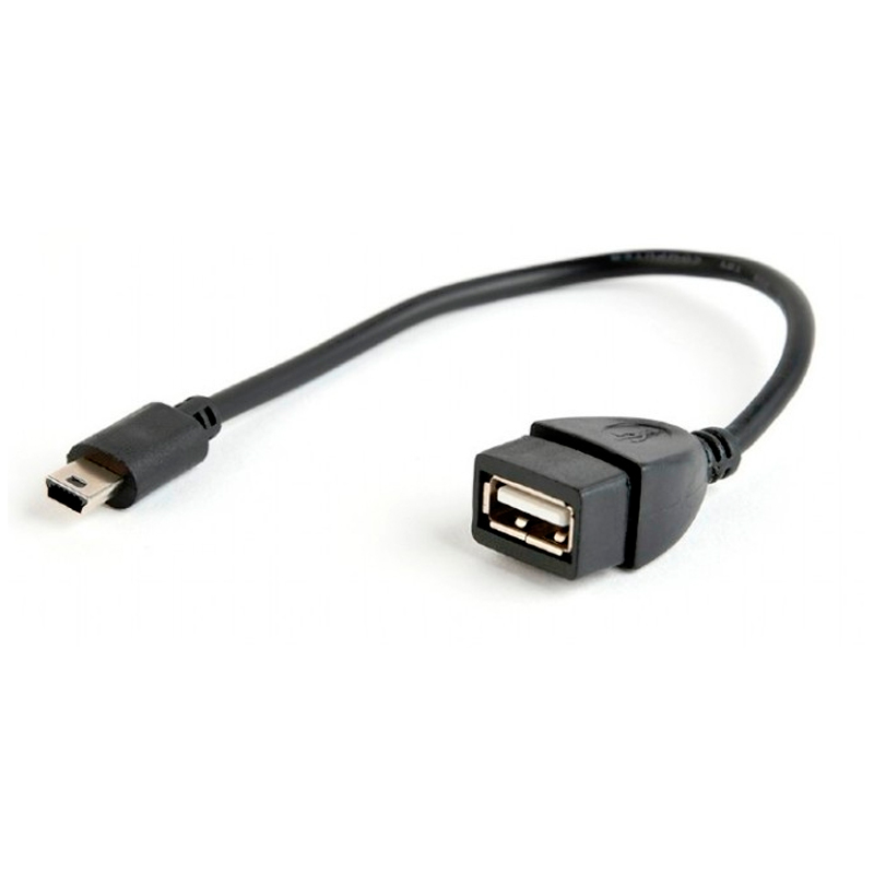 

Переходник Bion USB A - miniUSB B вилка-розетка 0.15м (BXP-A-OTG-AFBM-002) черный