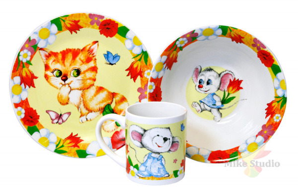 

Набор "Кошки-мышки" 3 предмета, Разноцветный