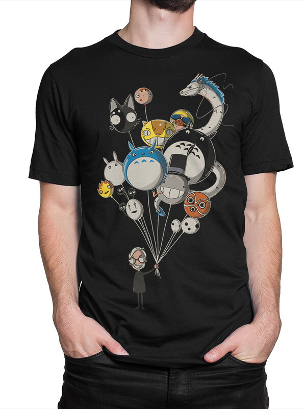 

Футболка мужская Dream Shirts Студия Гибли черная M, Черный, Студия Гибли