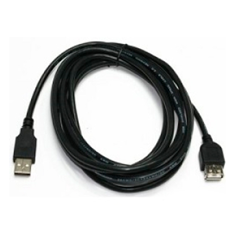 

Кабель Bion USB A - USB A вилка-розетка 1.8м (BXP-CCP-USB2-AMAF-018) черный