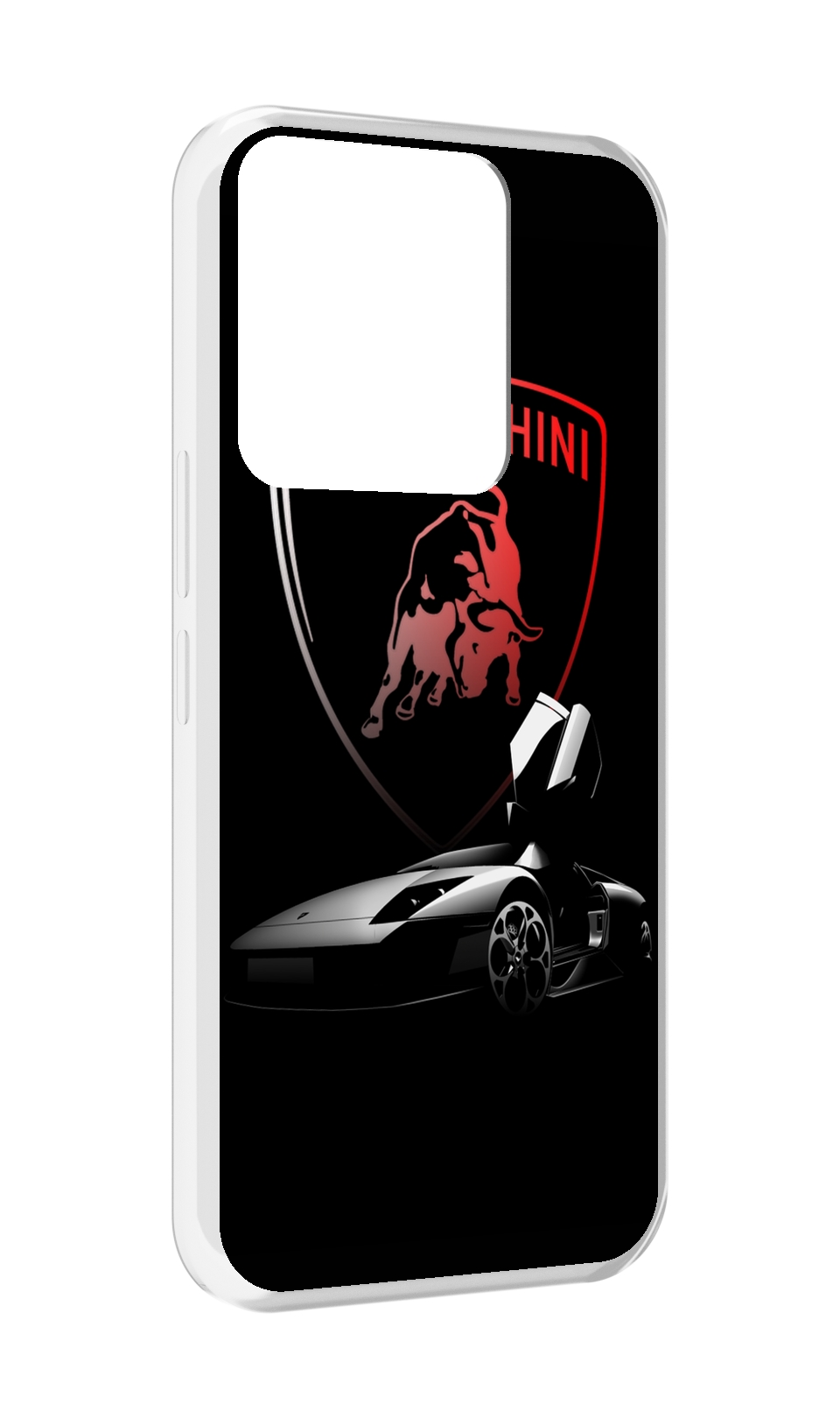 

Чехол MyPads Ламборгини-black мужской для Tecno Spark Go 2022 / Tecno Spark 8C, Прозрачный, Tocco