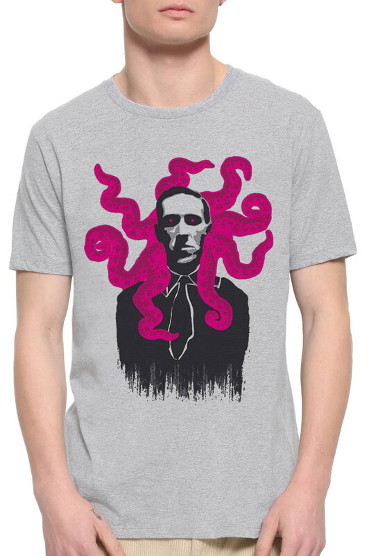 

Футболка мужская Dream Shirts Лавкрафт серая XL, Лавкрафт