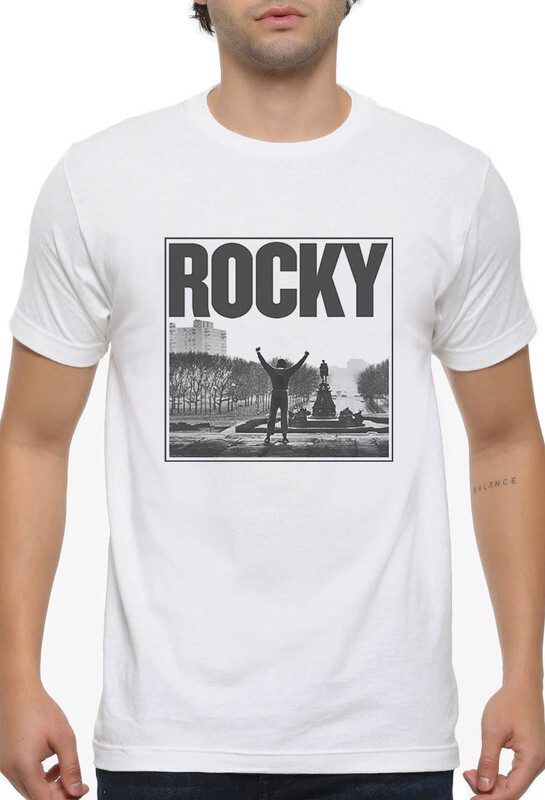 

Футболка мужская Dream Shirts Рокки белая L, Рокки
