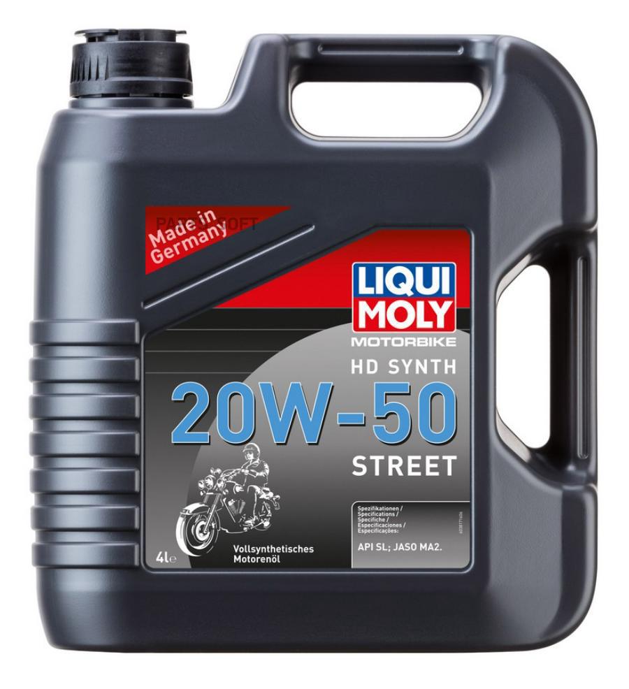 

Liquimoly Синт. Мот.Масло Д/4-Т.Мотоц. Motorbike Hd Synth Street 20w-50 Sl (4л) Liqui moly