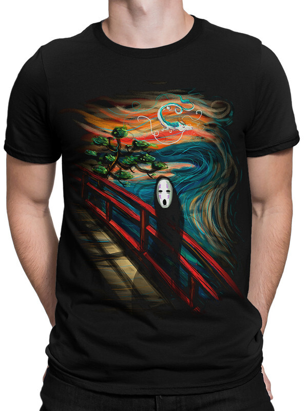 

Футболка мужская Dream Shirts Унесенные Призраками - Крик черная XS, Унесенные Призраками - Крик