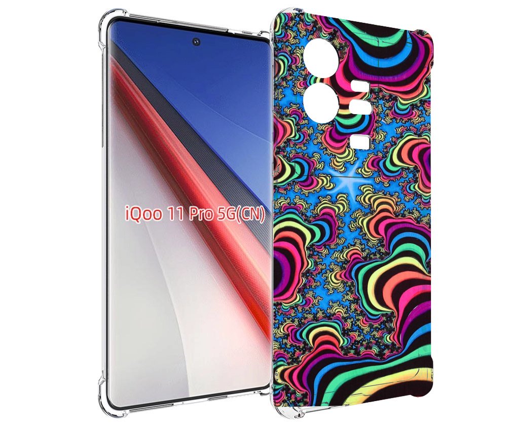 

Чехол бампер MyPads щупальца иллюзия для Vivo iQOO 11 Pro против..., Прозрачный, Tocco
