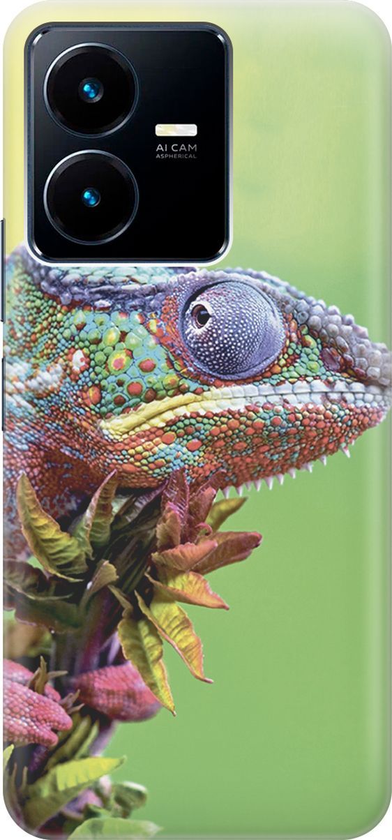 Силиконовый чехол на Vivo Y22 с принтом 