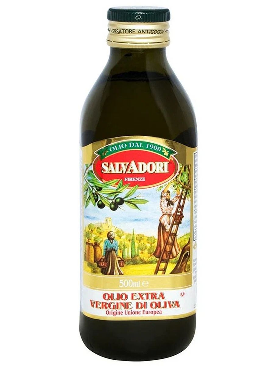 

Масло Salvadori Extra Virgin оливковое нерафинированное, 500мл
