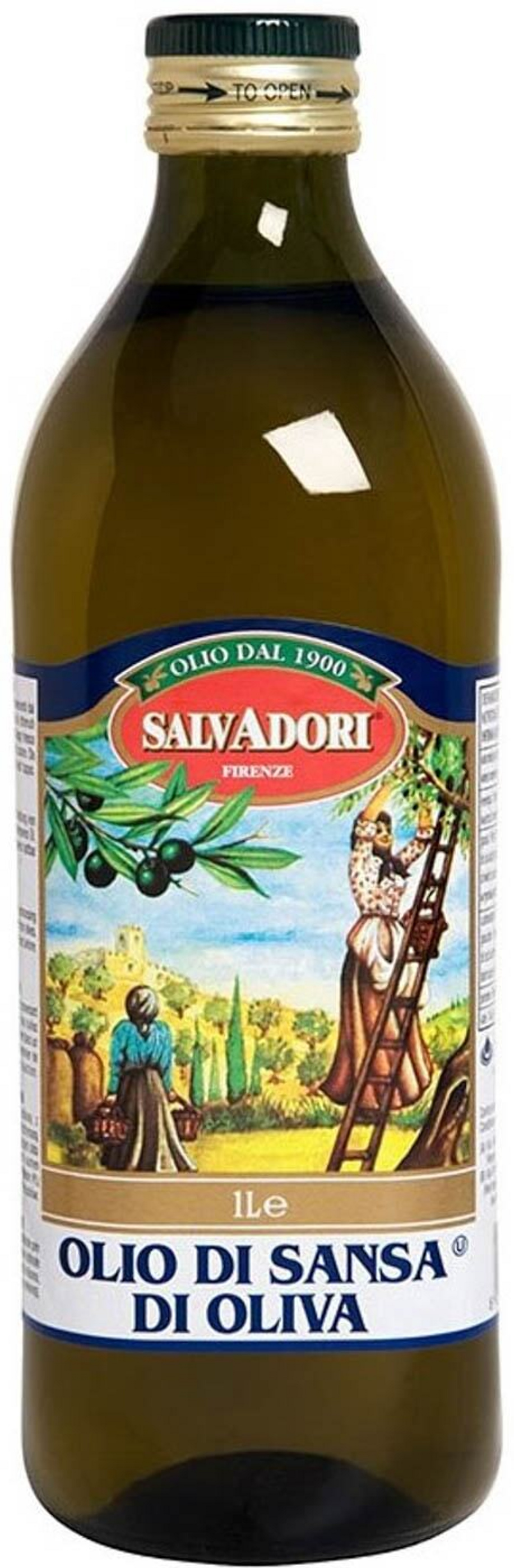 

Масло Salvadori Extra Virgin оливковое нерафинированное, 1л