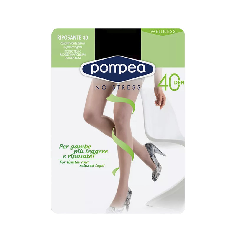 

Колготки женские Pompea Riposante бежевые, Бежевый, Riposante