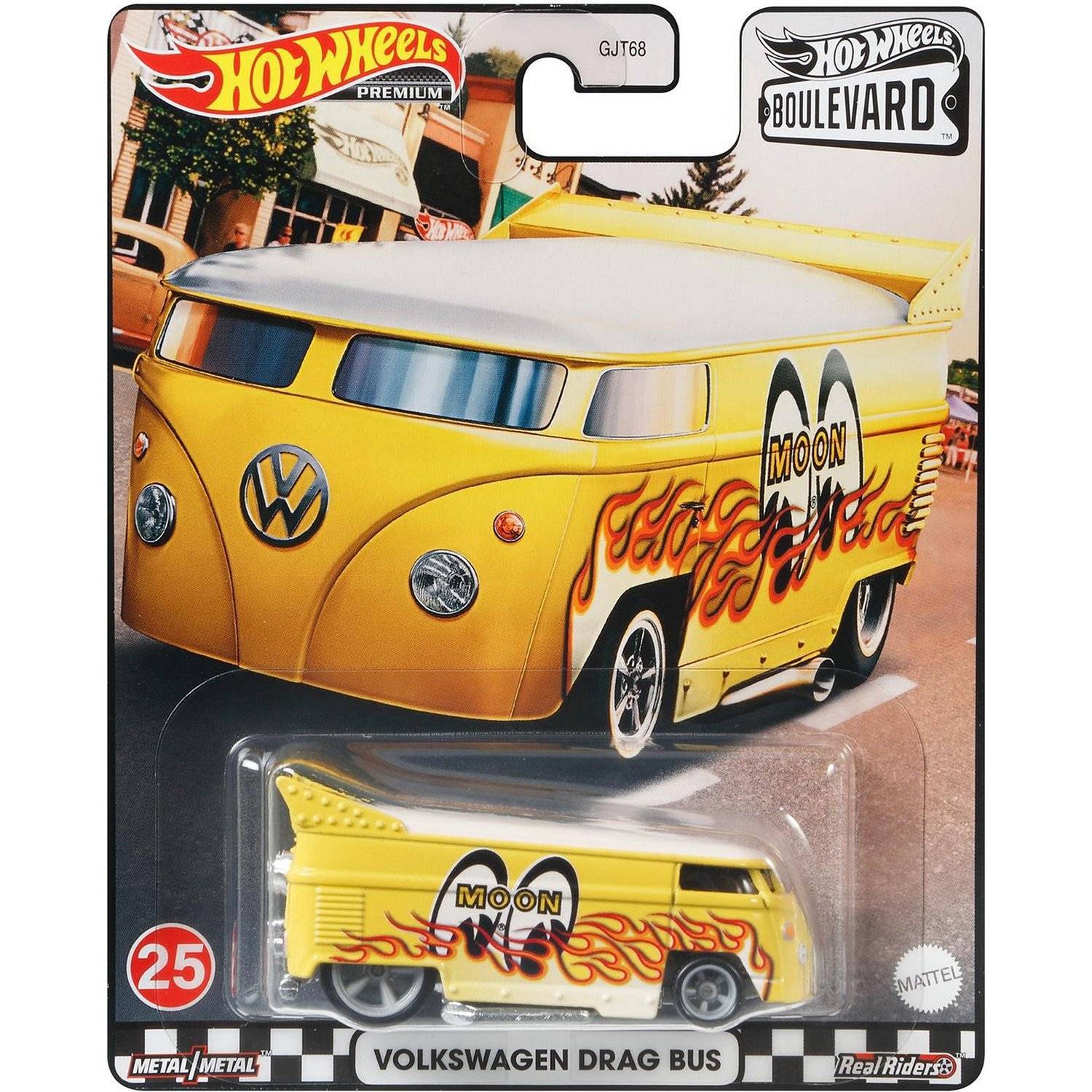

Hot Wheels Машинка премиальная Volkswagen Drag Bus GJT68/GRL93, GJT68/GRL93