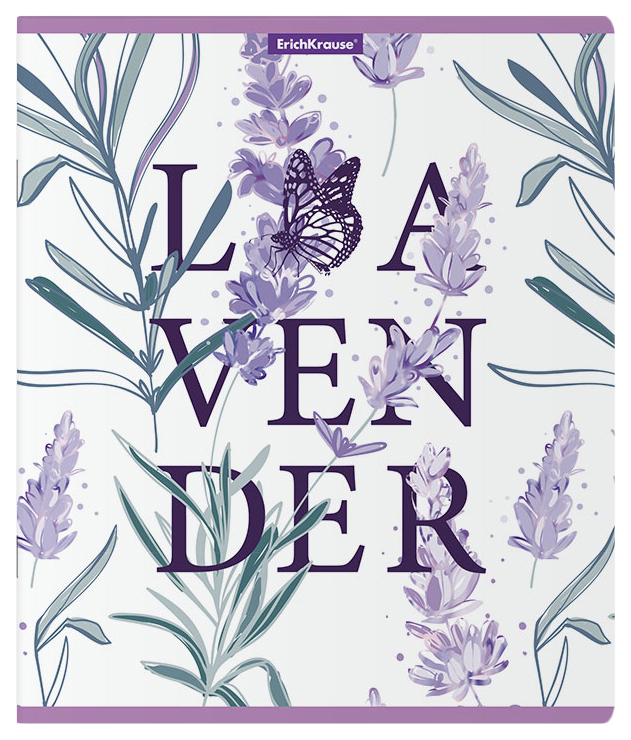

Общая тетрадь ErichKrause Lavender 58277, 48 листов, клетка, 895-750