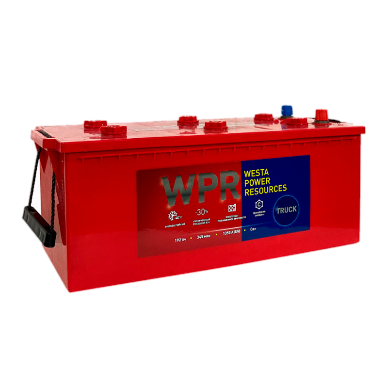 

Акб 192 А/Ч П.П. Westa Wpr Ток 1350 513 Х 223 Х 217 WPR battery арт. WPR 6ст-192 VL (4)