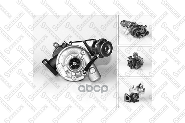 

STELLOX 1080302SX 10-80302-SX_турбокомпрессор\ VW T4 1.9TDi ABL 1шт