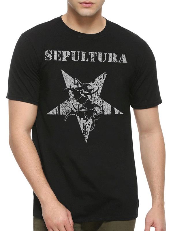 

Футболка мужская DreamShirts Studio Sepultura MSC-00511-2 черная 2XL, Черный, Sepultura MSC-00511-2