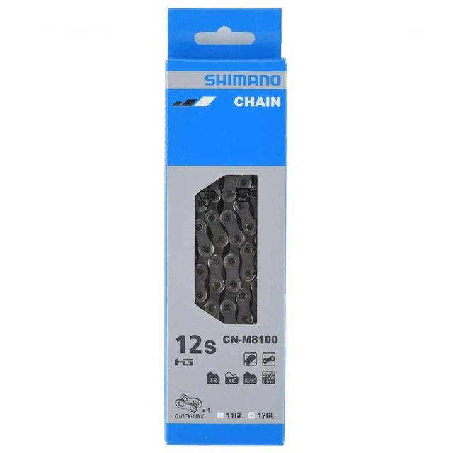 Цепь Shimano Ultegra/XT CN-M8100 Chain/Замок SM-CN910 в комплекте/12-Speed (126 звеньев)