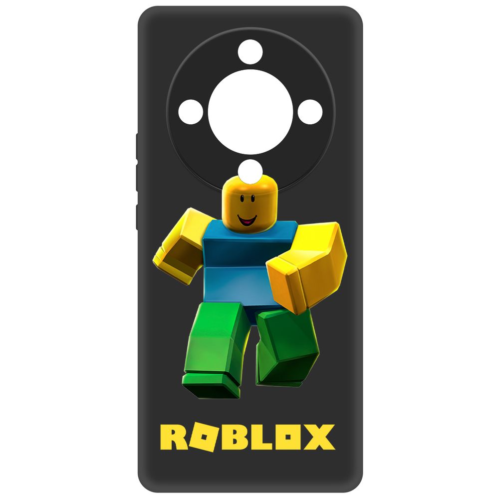 

Чехол-накладка Krutoff Soft Case Roblox-Классический Нуб для Honor X9b черный
