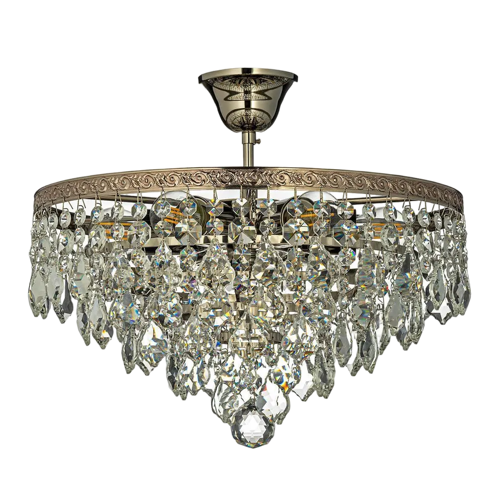 

Потолочная люстра Arti Lampadari Castellana E 1.3.38.602 N (Италия) медь, 5*E27, 300 Ватт