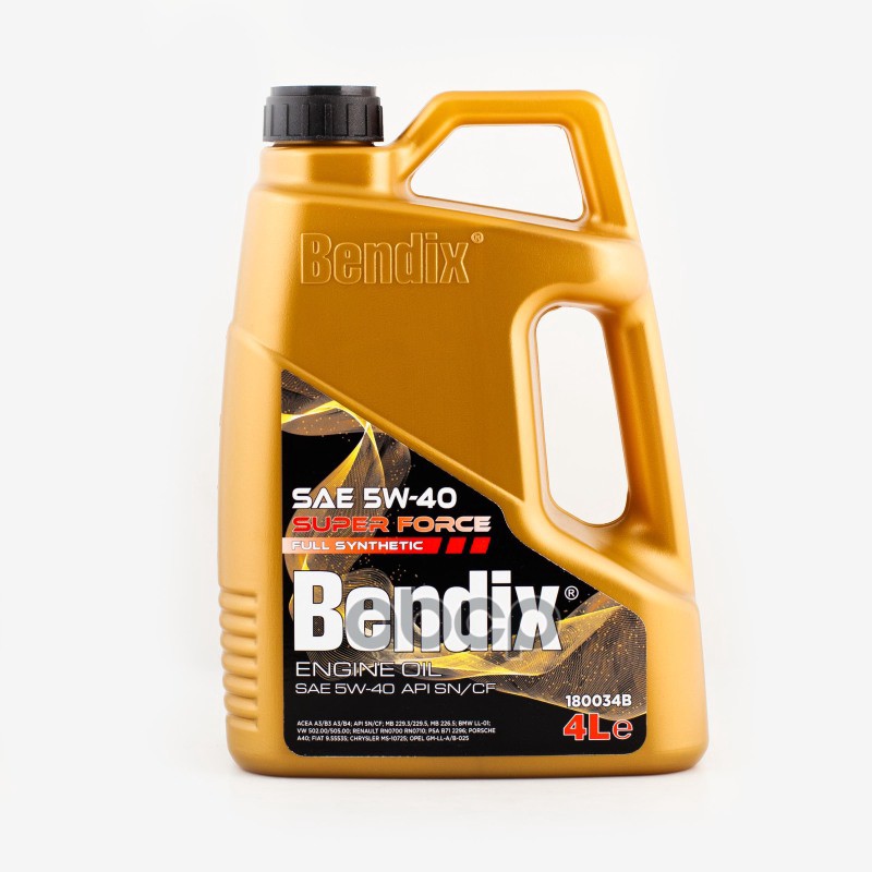 Моторное масло BENDIX Super Force синтетическое 5w40 4л