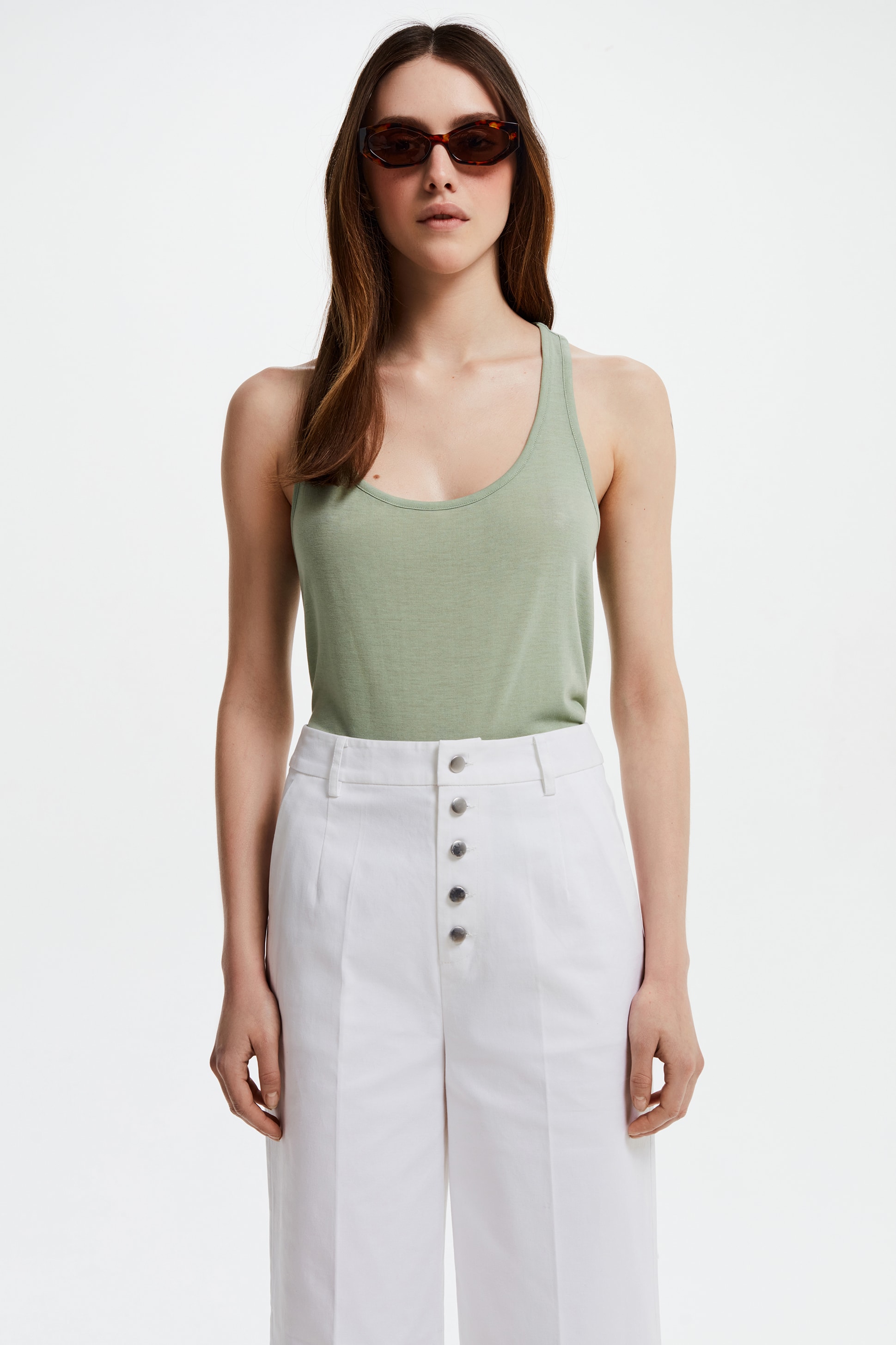 

Топ женский LOVE REPUBLIC 2254124340 зеленый 2XS, 2254124340