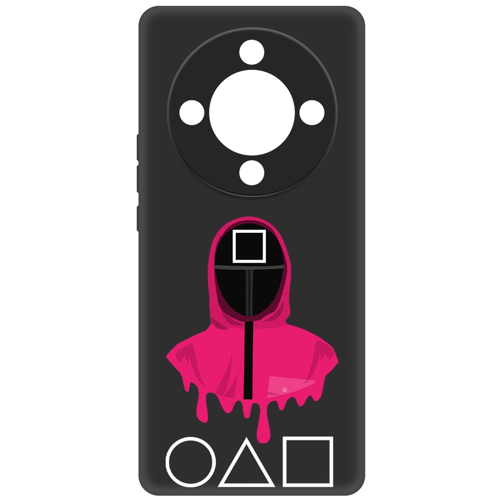 

Чехол-накладка Krutoff Soft Case Игра в кальмара-Начальник для Honor X9b черный