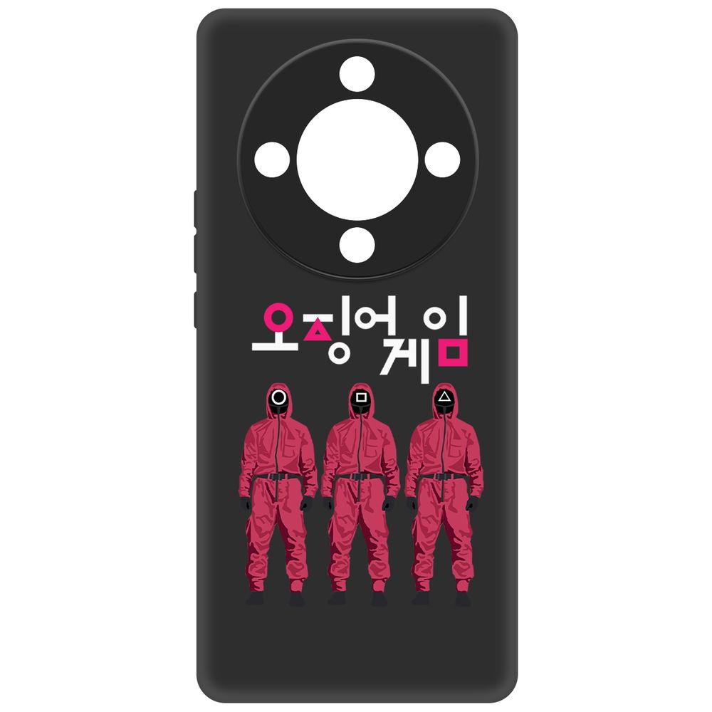 

Чехол-накладка Krutoff Soft Case Игра в кальмара-Персонал для Honor X9b черный