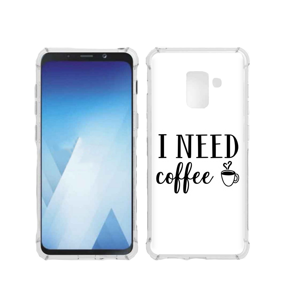 

Чехол MyPads Tocco для Samsung Galaxy A5 (2018) Мне нужен кофе (PT95317.573.121), Прозрачный, Tocco