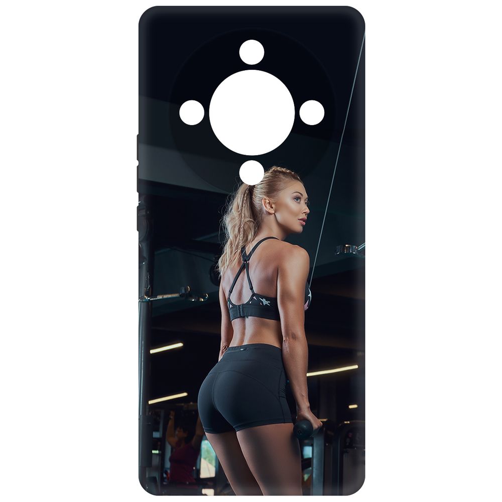 

Чехол-накладка Krutoff Soft Case Шорты женские для Honor X9b черный