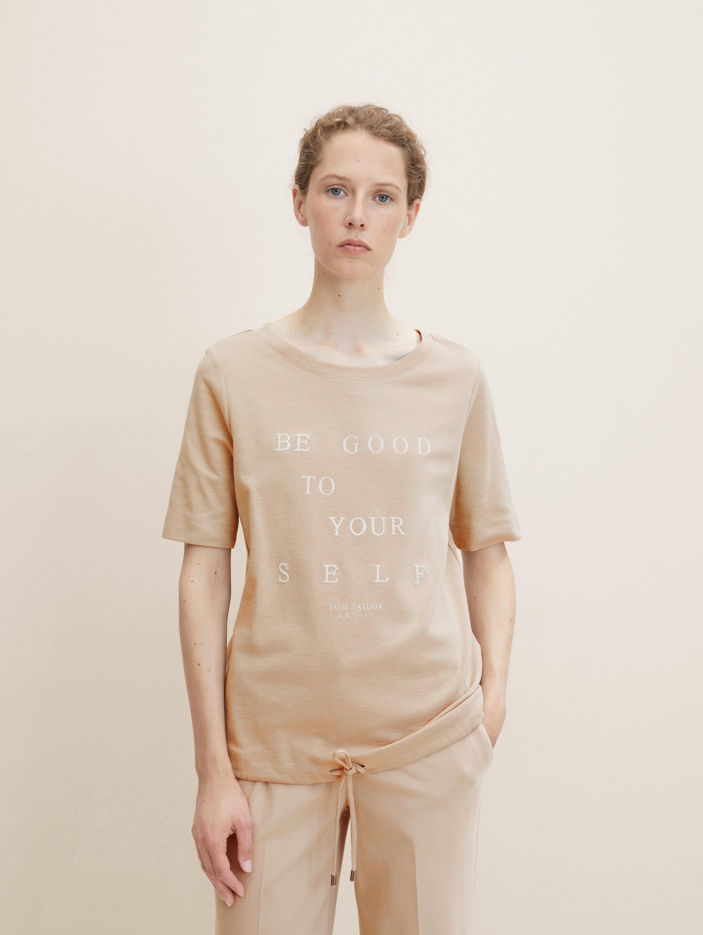 

Футболка женская TOM TAILOR 1032707 коричневая XS, Коричневый, 1032707