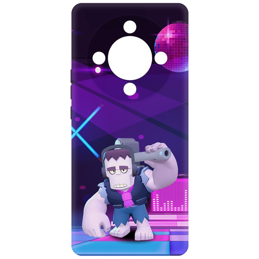 Чехол-накладка Krutoff Soft Case Brawl Stars - Фрэнк для Honor X9b черный