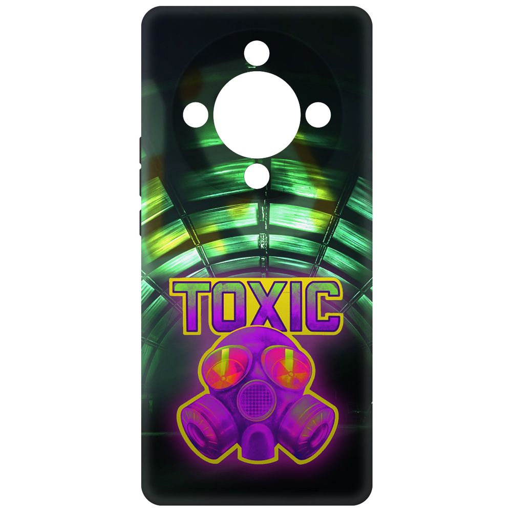 

Чехол-накладка Soft Case Cтандофф 2 (Standoff 2) - Стикер Toxic для Honor X9b черный