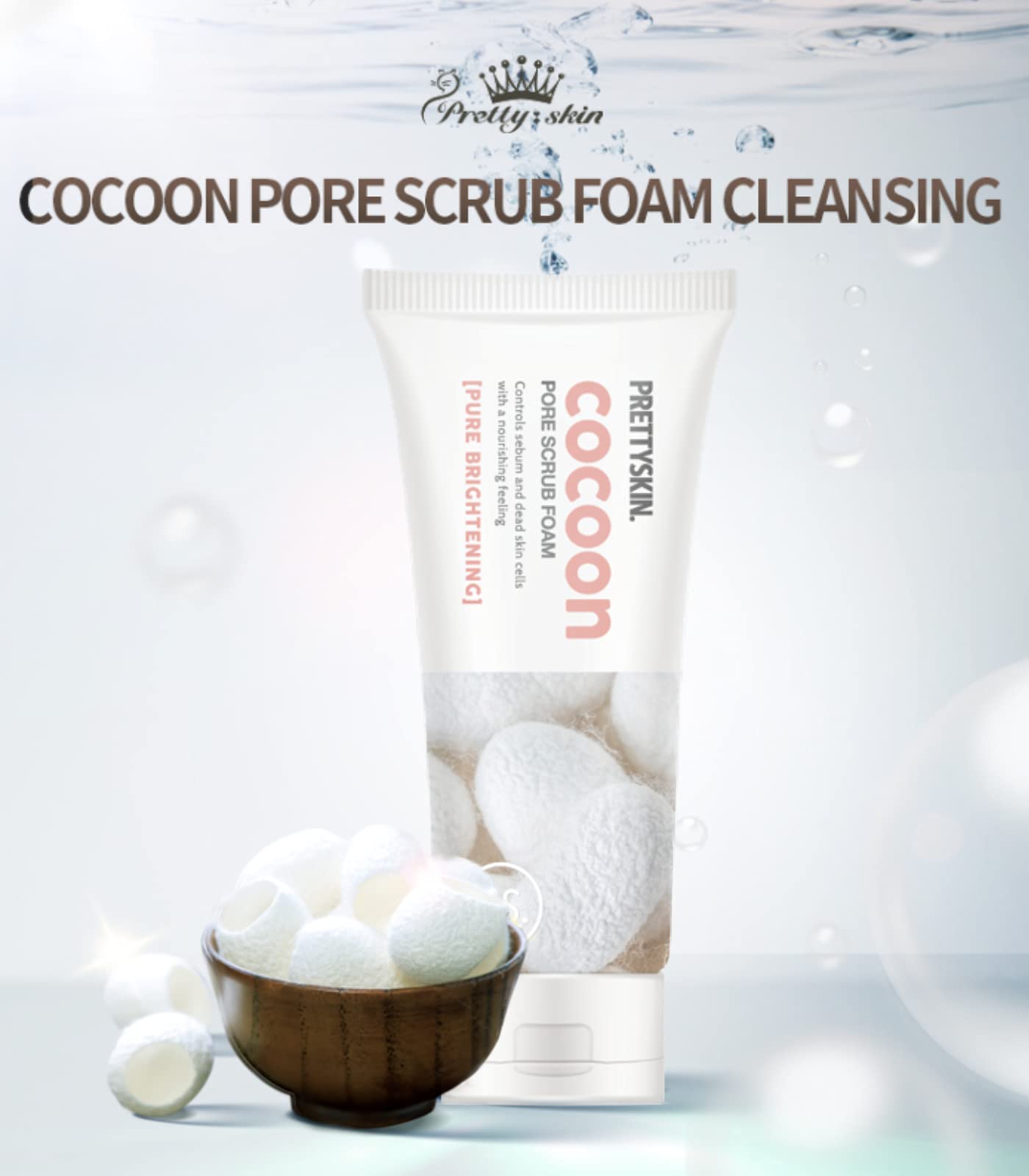 Пенка-скраб PRETTYSKIN Cocoon Pore Scrub Foam 150мл