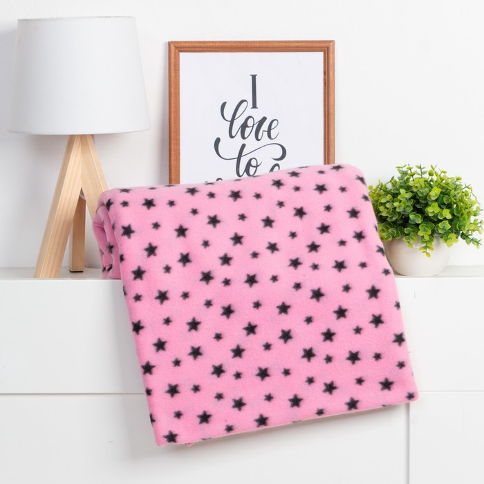 Плед Экономь и Я Звезды 150x180 , пл.160 г/м2, 100% п/э