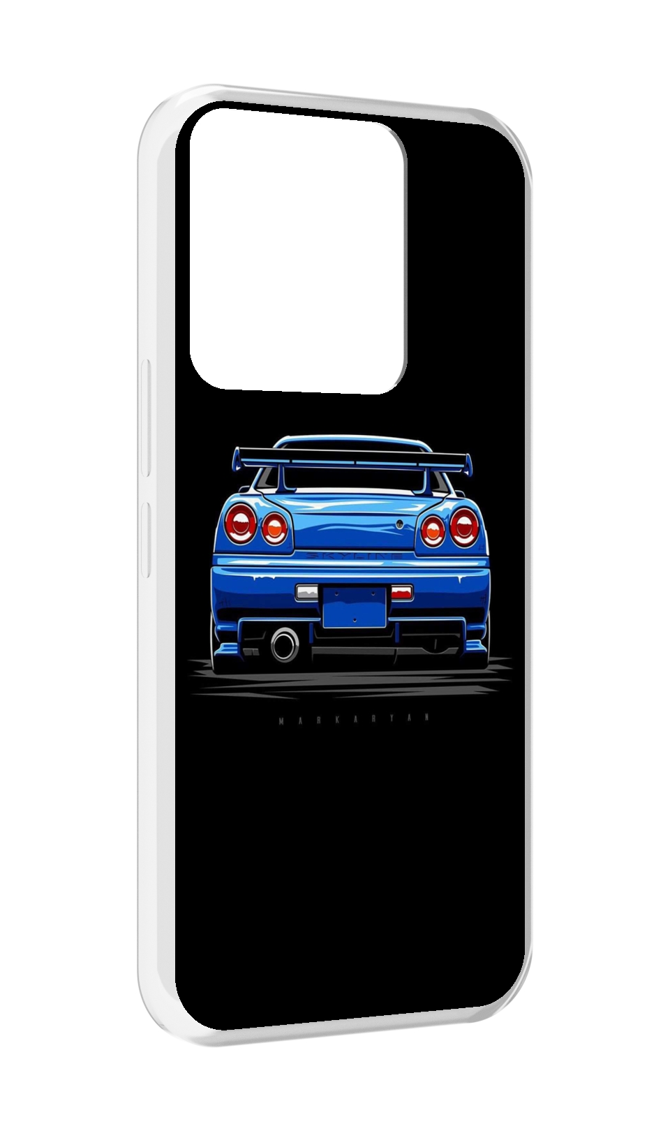 

Чехол MyPads Машина-синяя мужской для Tecno Spark Go 2022 / Tecno Spark 8C, Прозрачный, Tocco