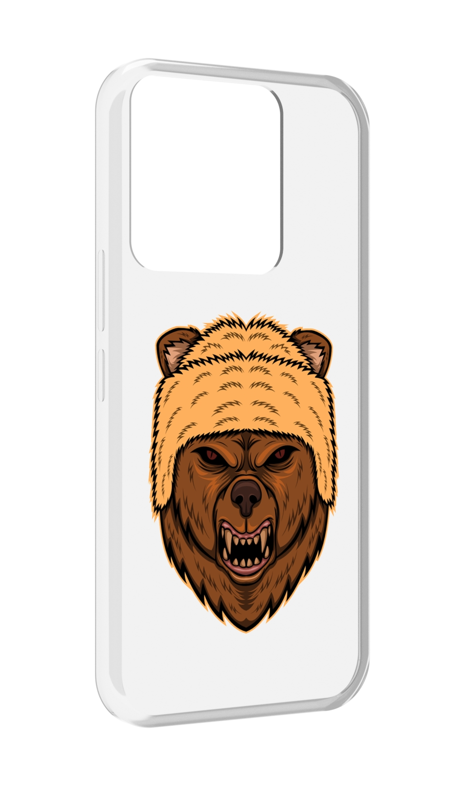 

Чехол MyPads Медведь-в-шапке для Tecno Spark Go 2022 / Tecno Spark 8C, Прозрачный, Tocco